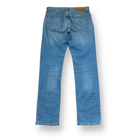 Mott & Bow Mens 31x32 Slim Fit Benson Jeans Stretch Denim 19 Months Light Blue